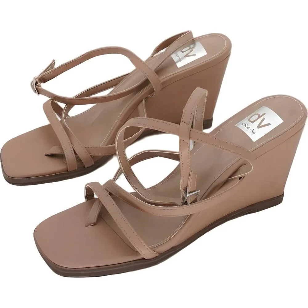 DV Dolce Vita EDDLE Women's Sandal Platforms & Wedges Size 6.5 - Picture 2 of 6